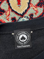 Thrasher Skateboard Magazine Black Graphic Crewneck Sweatshirt - S