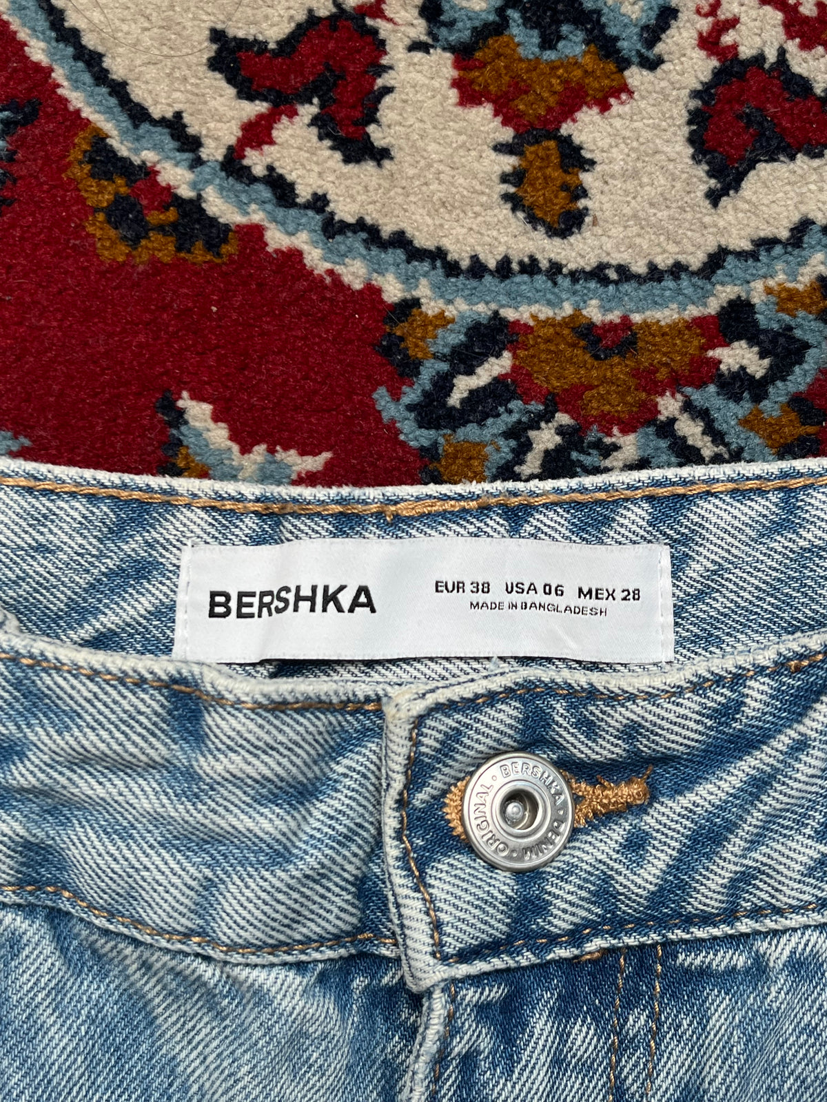 Bershka Carpenter Balloon Fit JEANS - 28