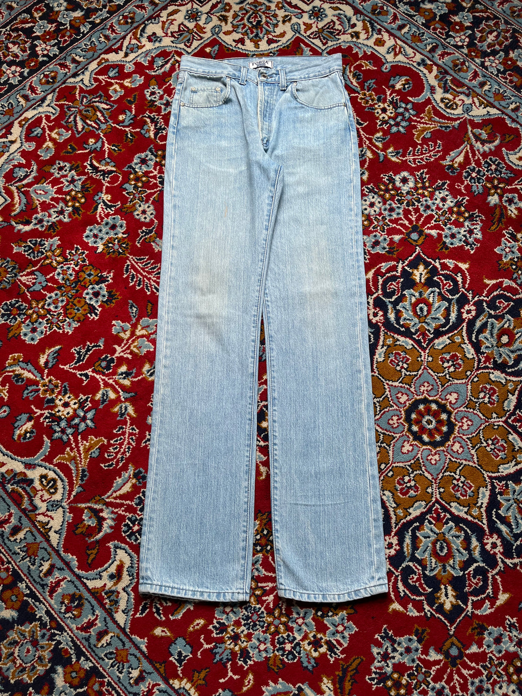 Vintage Forza F-701 Straight Fit Light Washed JEANS - 28