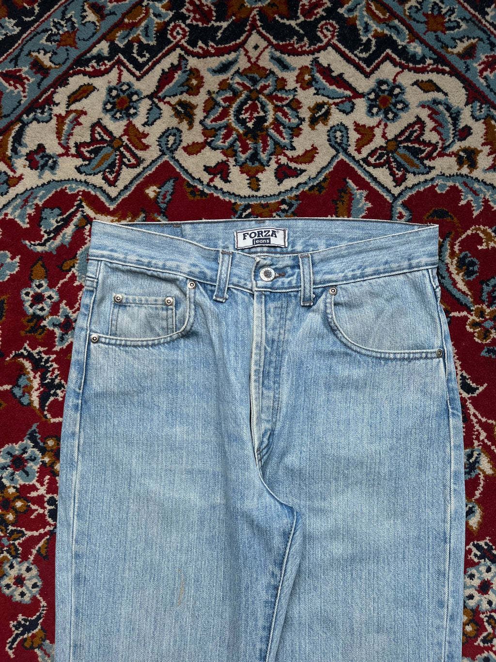 Vintage Forza F-701 Straight Fit Light Washed JEANS - 28