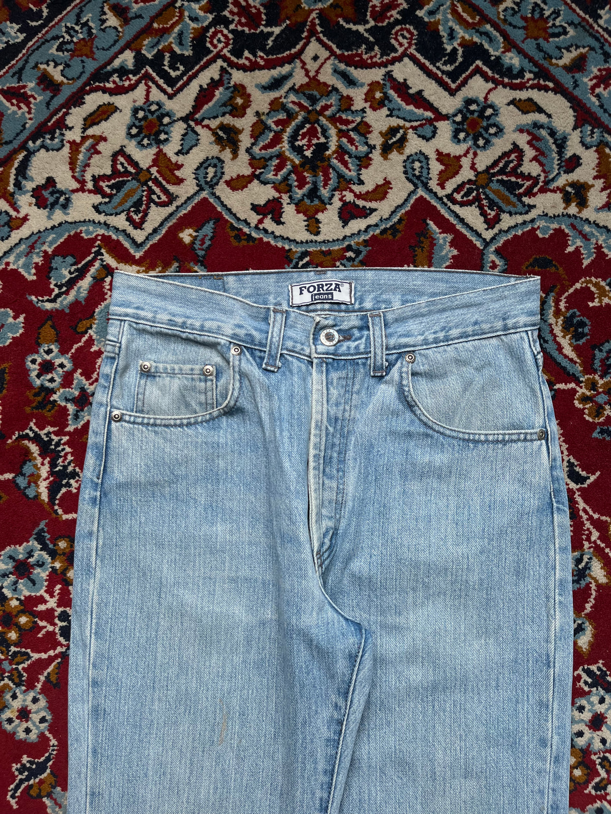 Vintage Forza F-701 Straight Fit Light Washed JEANS - 28
