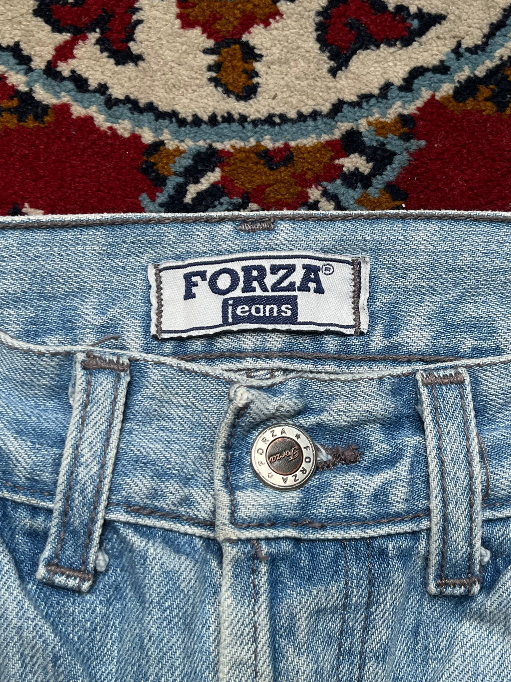 Vintage Forza F-701 Straight Fit Light Washed JEANS - 28