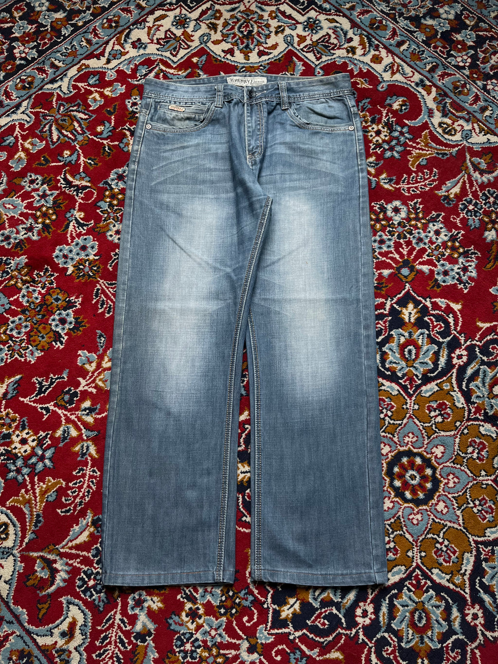 Vintage Henry J Straight Fit Washed JEANS - 34