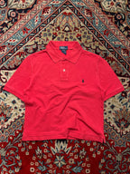 POLO RALPH LAUREN RED COTTON Women POLO TEE - M
