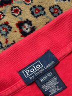 POLO RALPH LAUREN RED COTTON Women POLO TEE - M