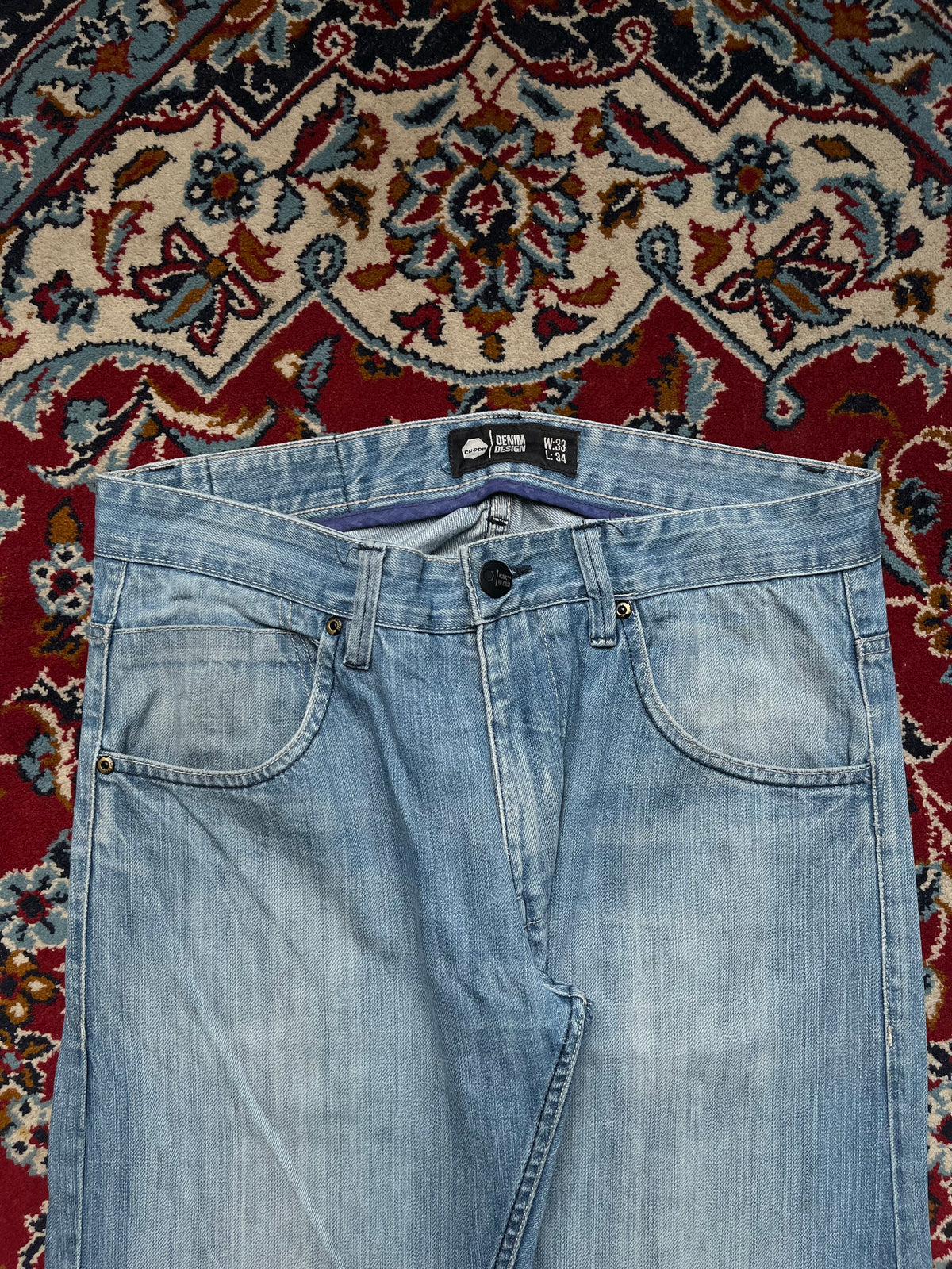 Cropp Denim Design Straight Fit Washed JEANS - 34