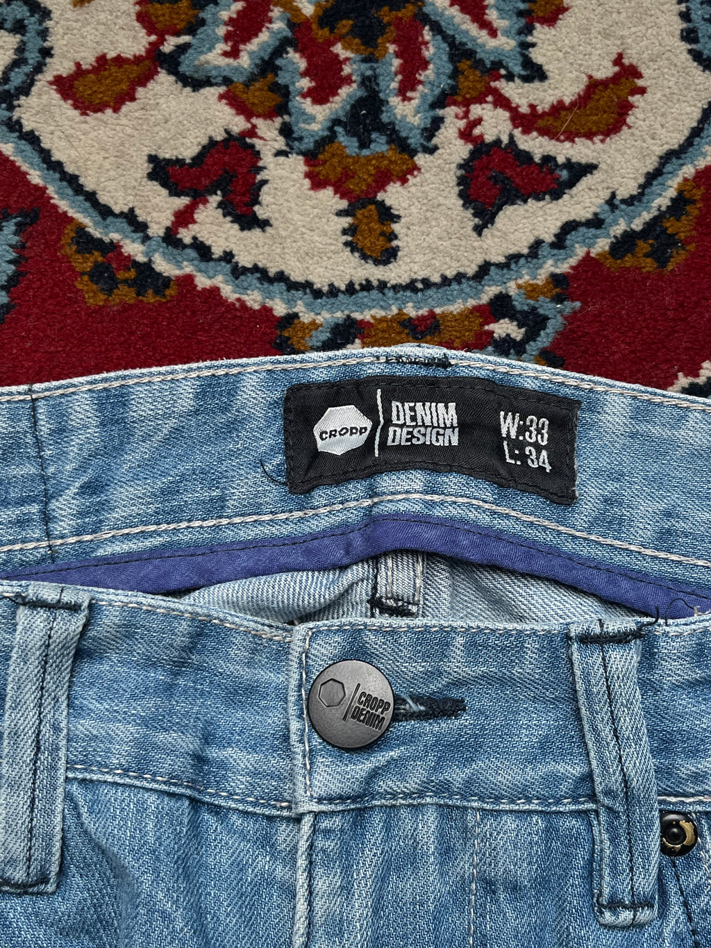 Cropp Denim Design Straight Fit Washed JEANS - 34
