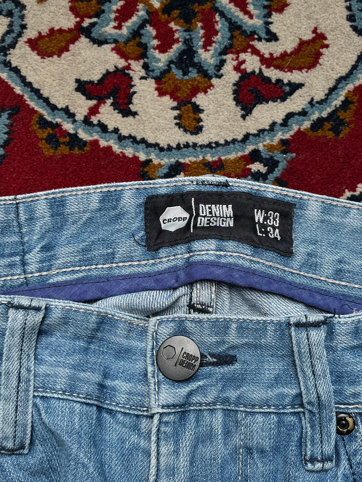 Cropp Denim Design Straight Fit Washed JEANS - 34