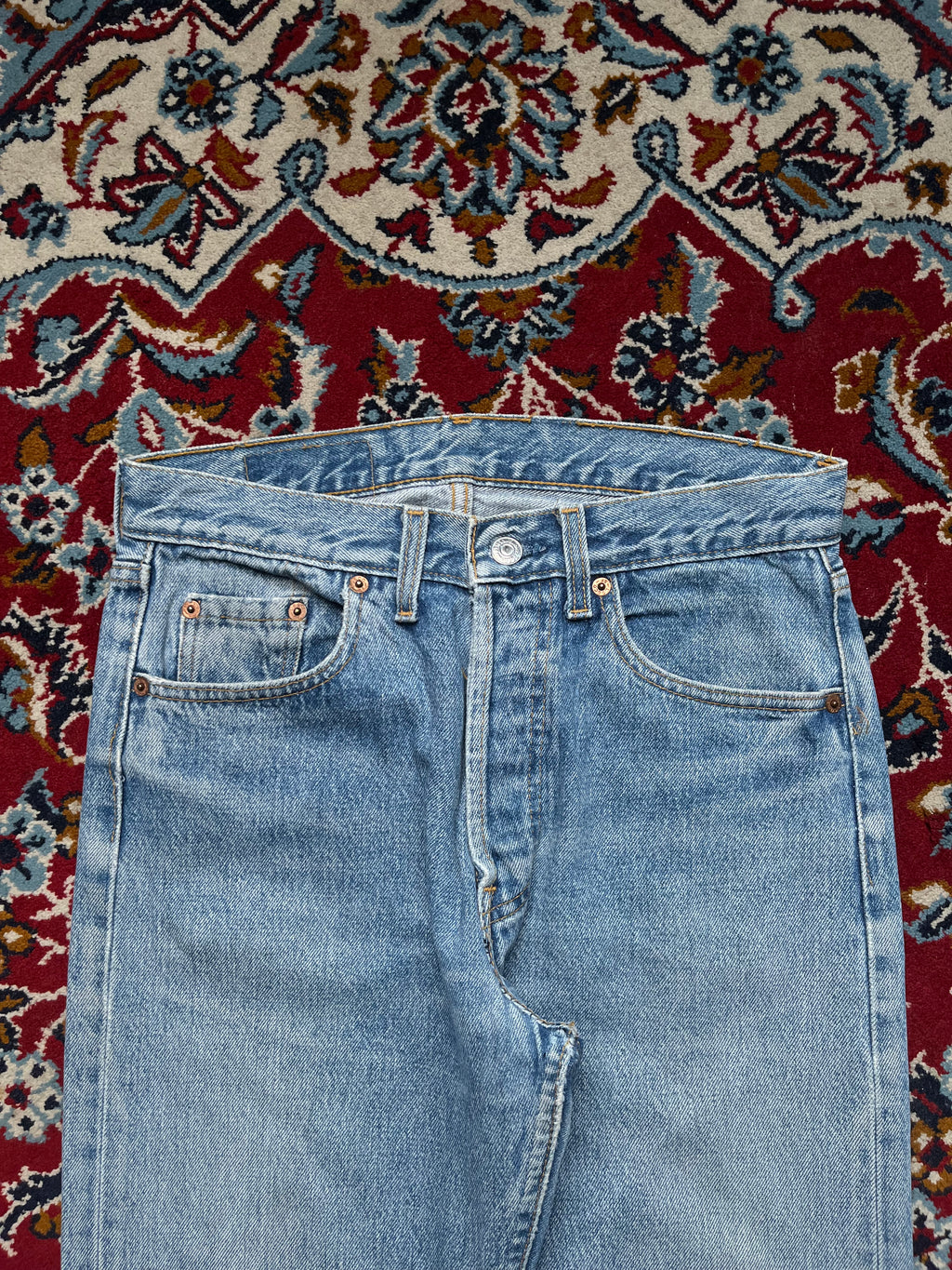 Vintage Levi's 501 Straight Fit Washed JEANS - 28