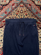 TOMMY HILFIGER NAVY BLUE Textured COTTON LOUNGE WEAR - 32