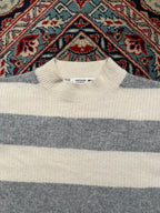 Uniqlo x Comptoir Des Cotonniers Striped Wool Mock Neck Knit Sweater - M