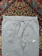 NIKE GREY COTTON SWEATPANTS - 30