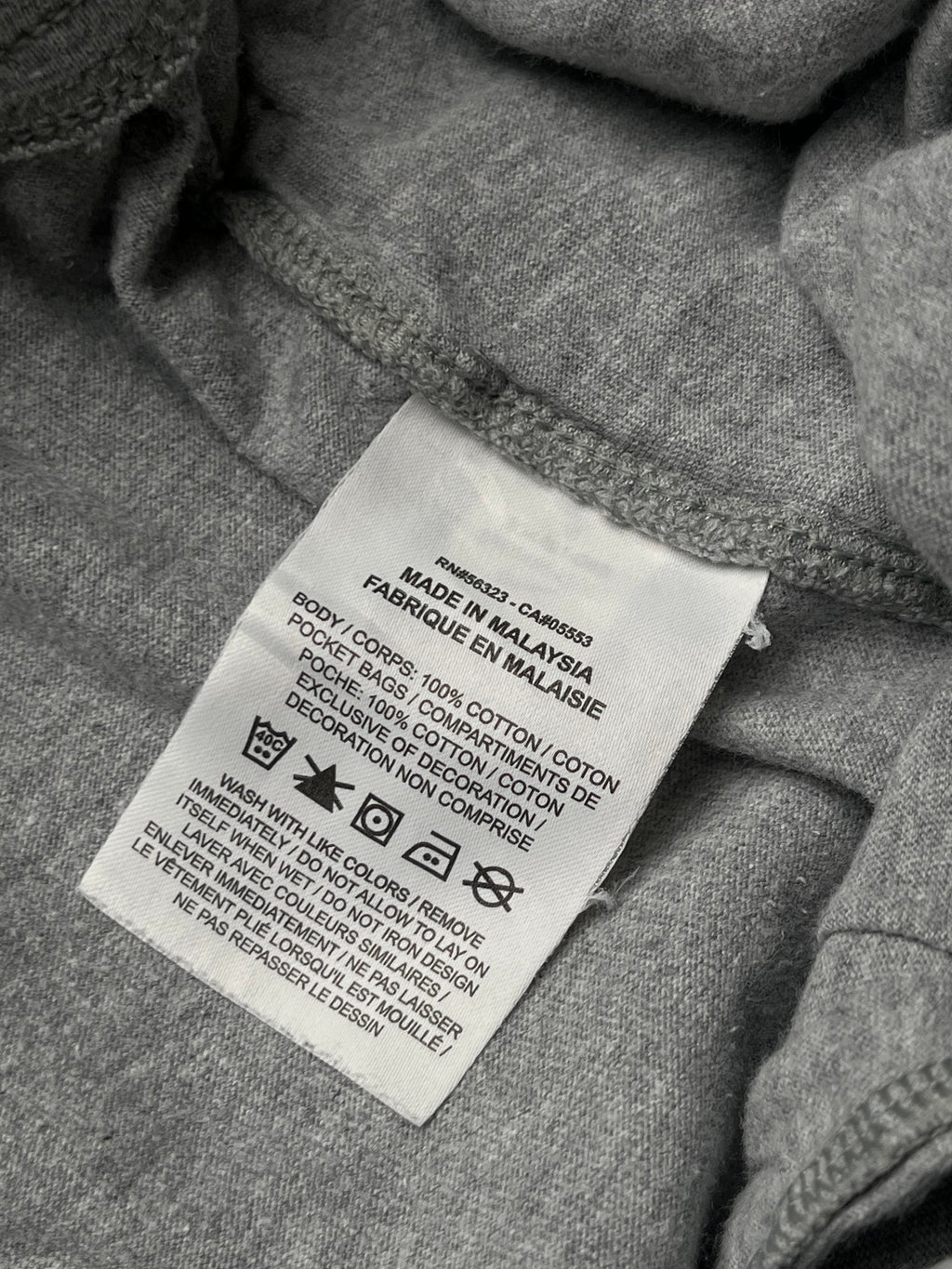 NIKE GREY COTTON SWEATPANTS - 30