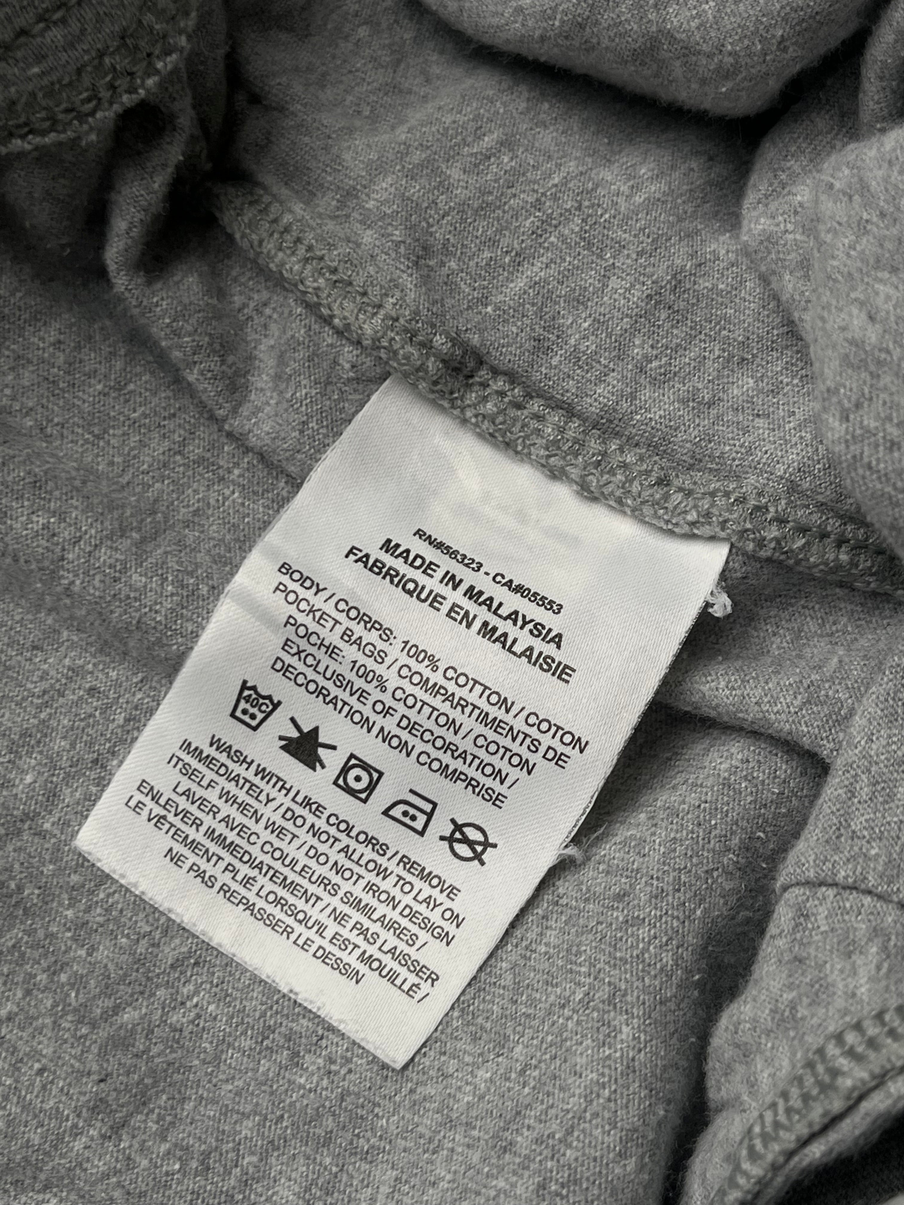 NIKE GREY COTTON SWEATPANTS - 30