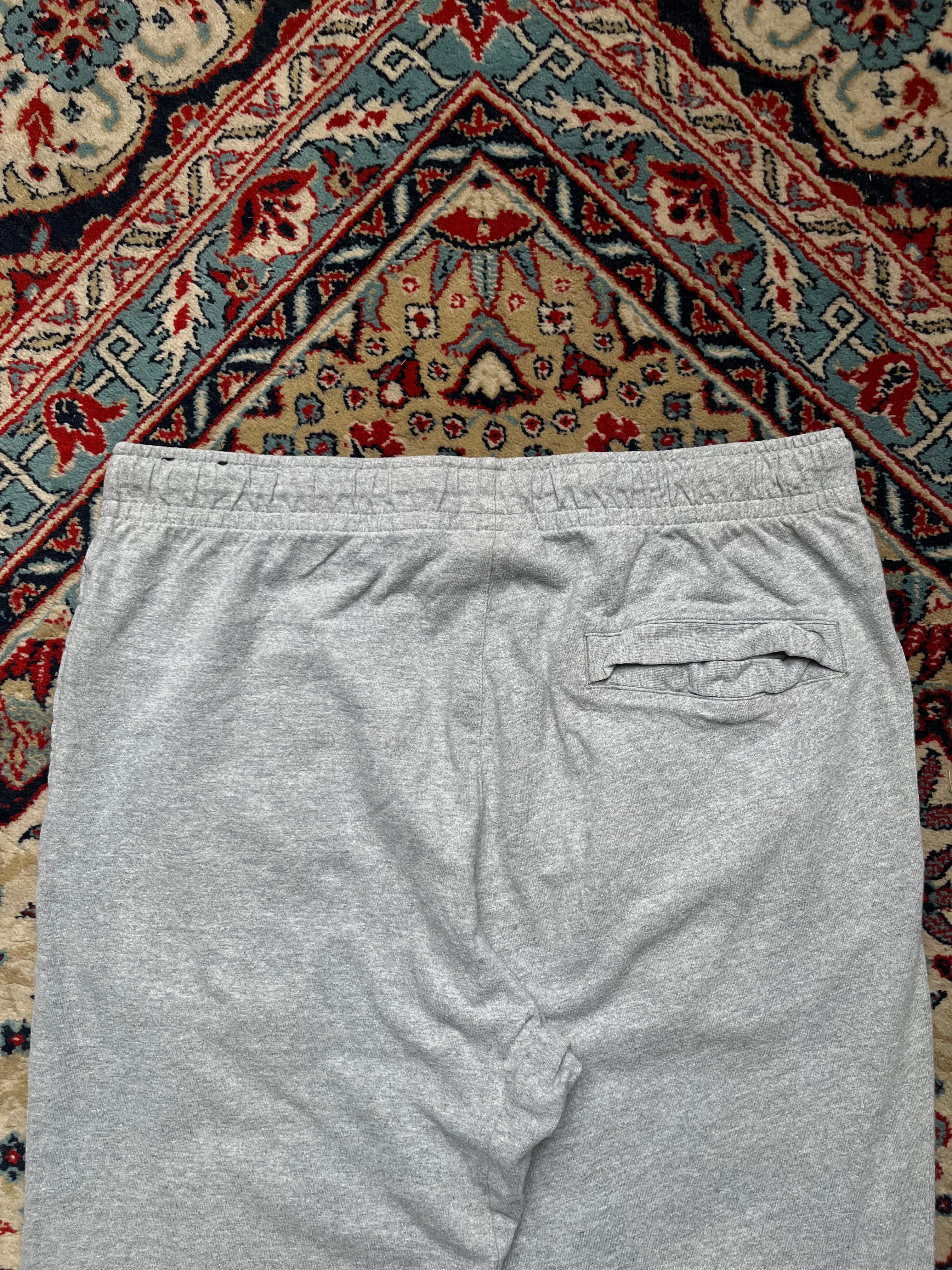 NIKE GREY COTTON SWEATPANTS - 30