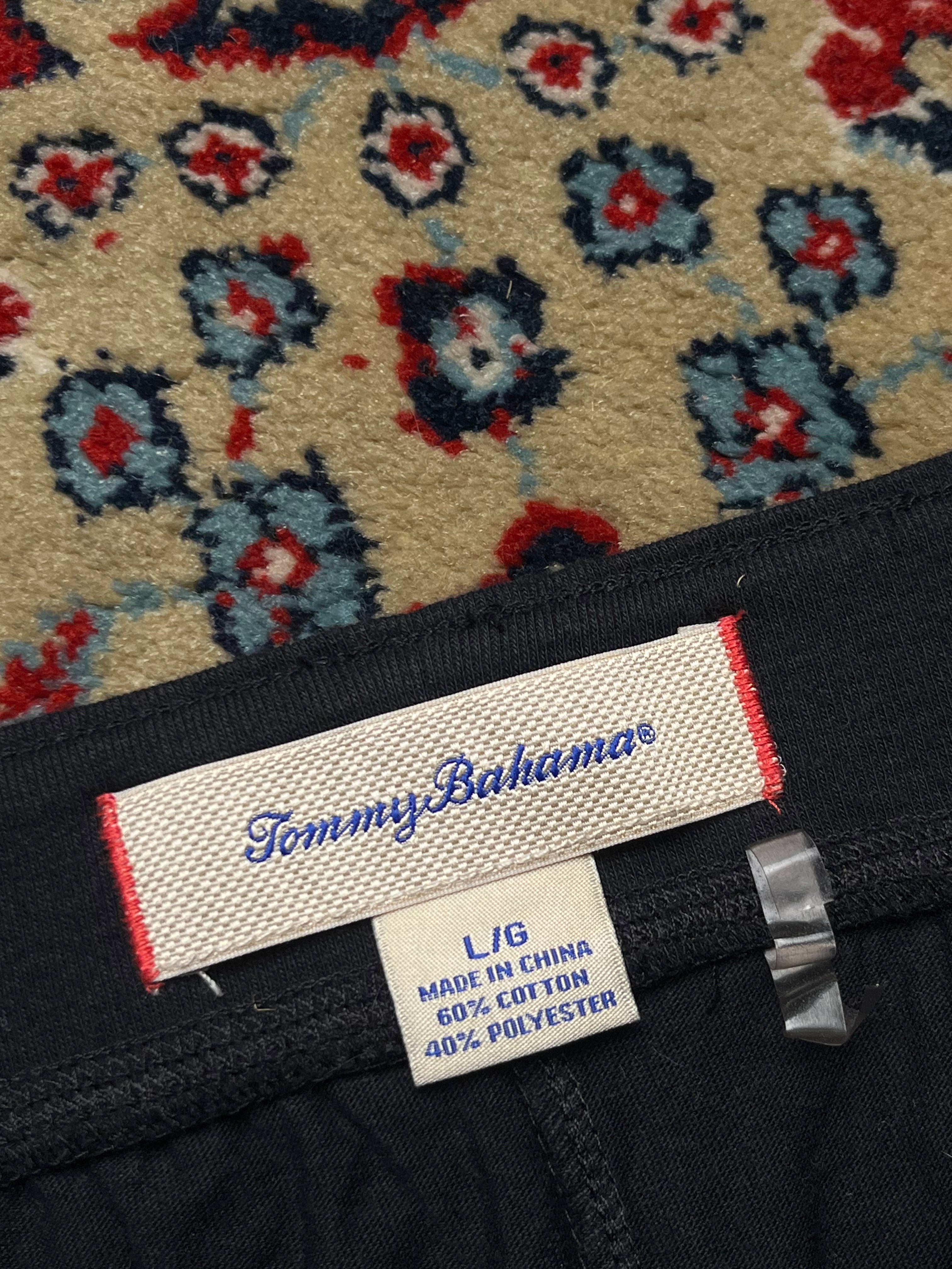 TOMMY BAHAMA BLACK COTTON LOUNGE WEAR Trousers - 34