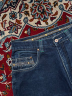 Vintage Pelle Pelle Marc Buchanan Heavy weight Baggy Dark Washed JEANS - 34