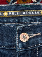 Vintage Pelle Pelle Marc Buchanan Heavy weight Baggy Dark Washed JEANS - 34