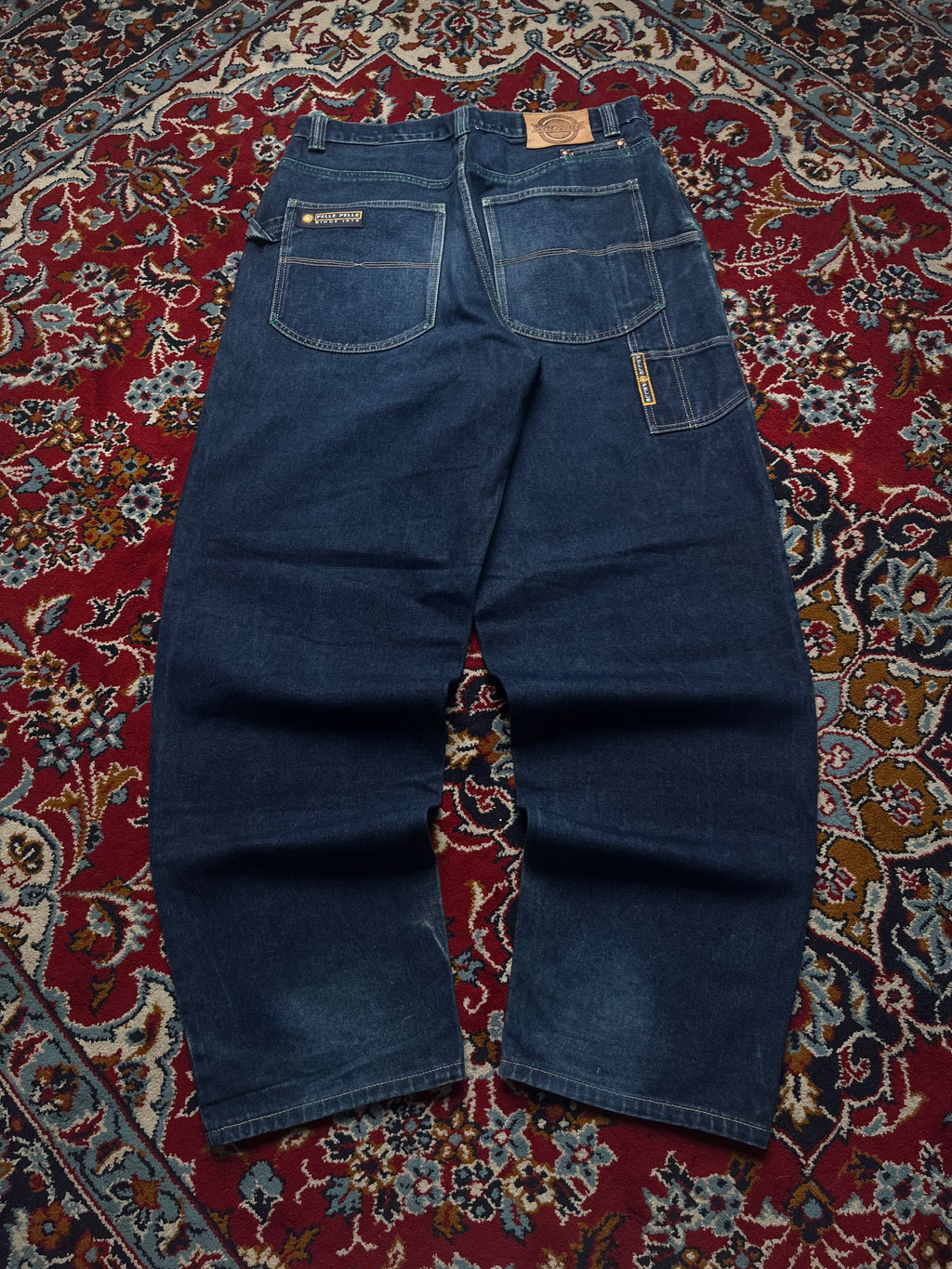 Vintage Pelle Pelle Marc Buchanan Heavy weight Baggy Dark Washed JEANS - 34