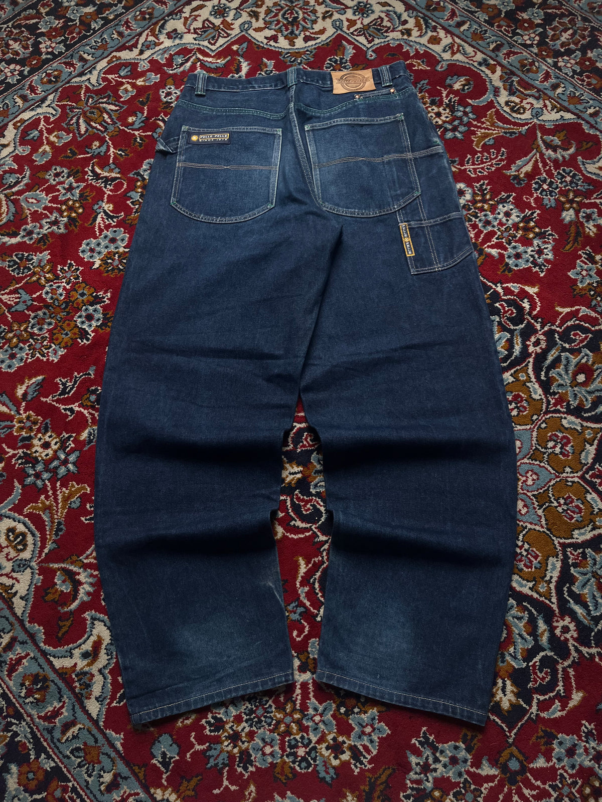 Vintage Pelle Pelle Marc Buchanan Heavy weight Baggy Dark Washed JEANS - 34