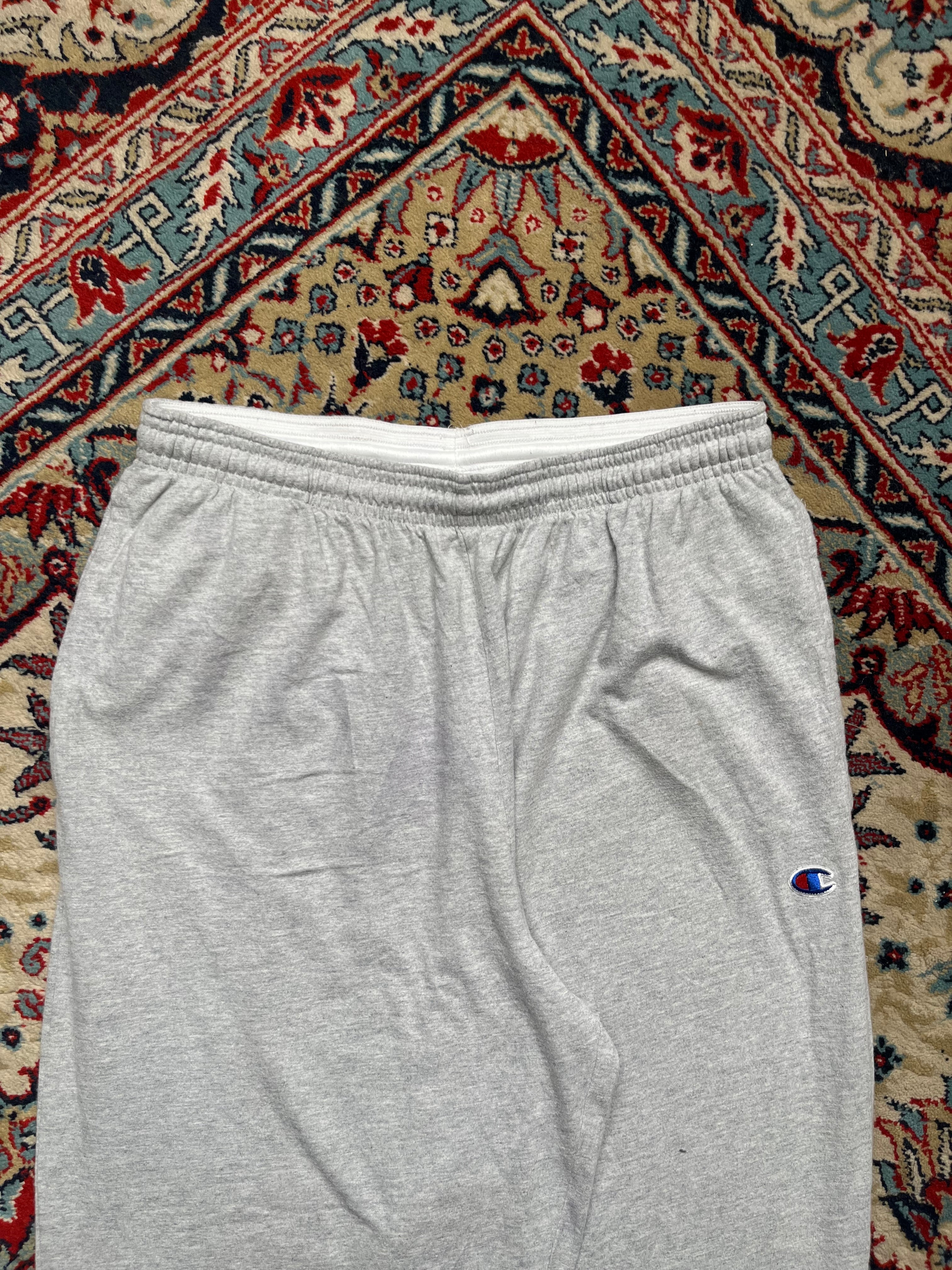 CHAMPION GREY COTTON SWEATPANTS - 26