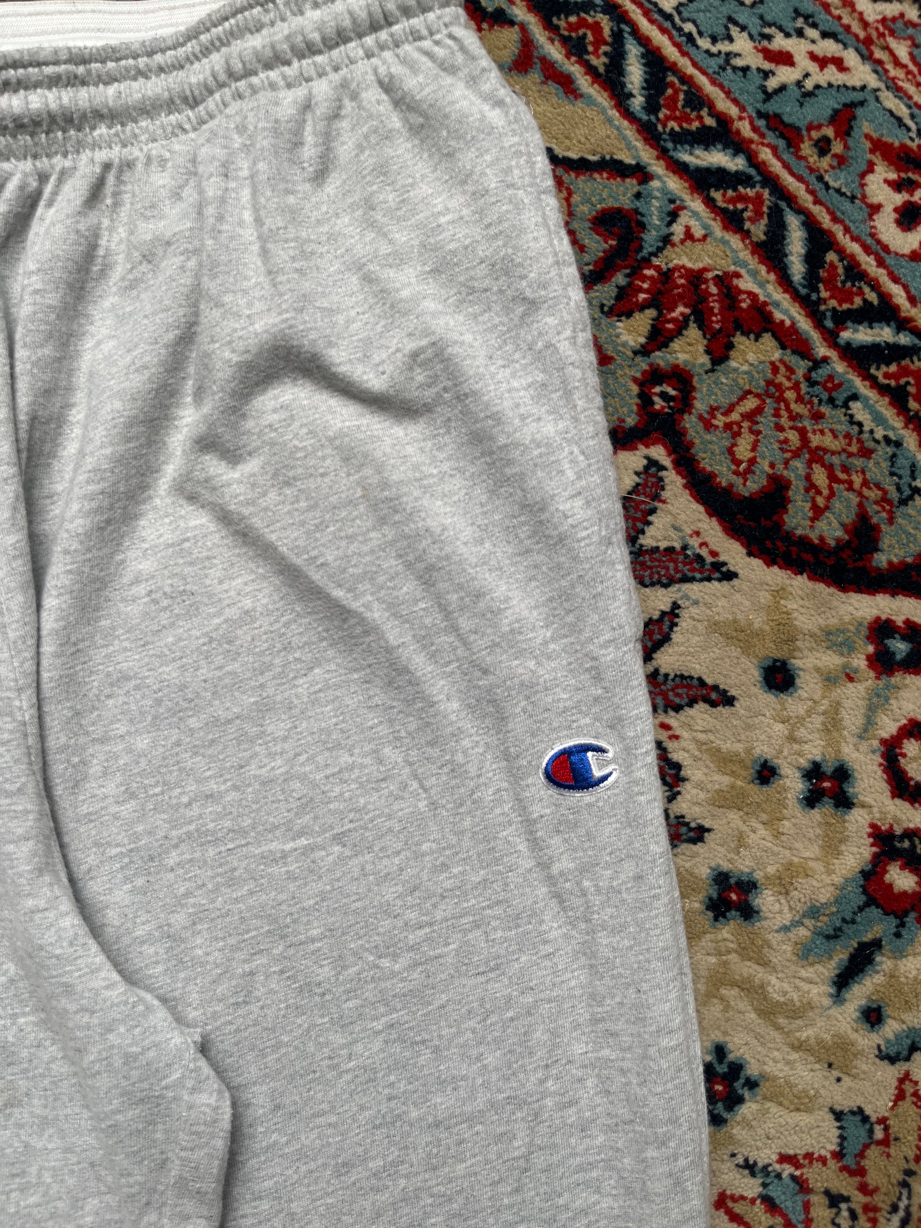 CHAMPION GREY COTTON SWEATPANTS - 26