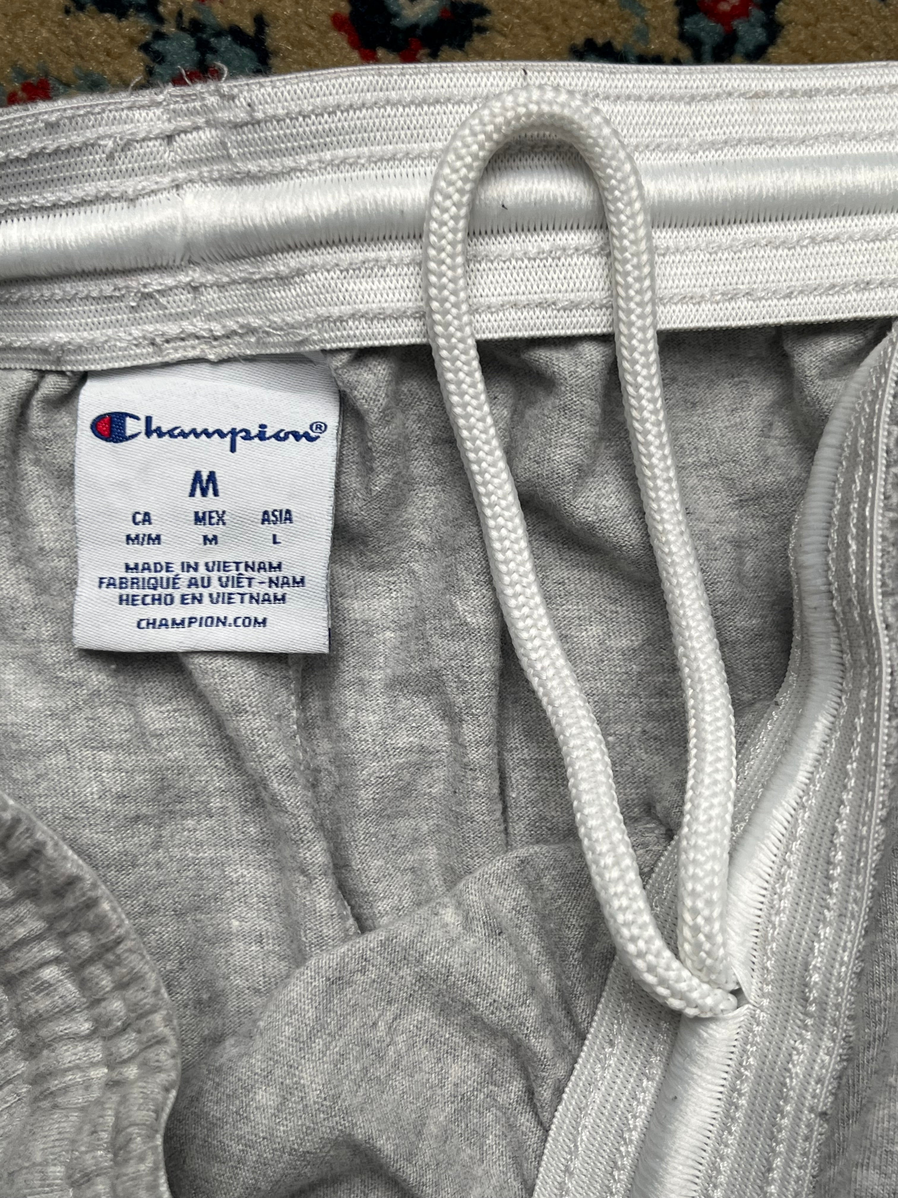 CHAMPION GREY COTTON SWEATPANTS - 26