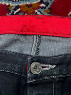 G-Star Raw Cinch Back Red Cuff Biker JEANS - 34