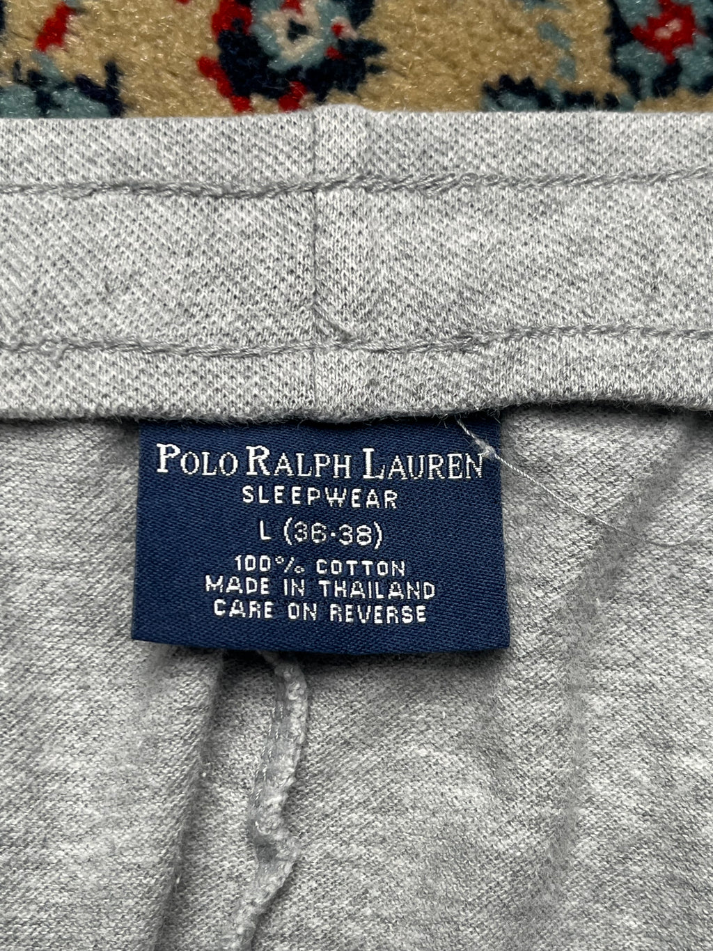 POLO RALPH LAUREN GREY COTTON LOUNGE WEAR - 34