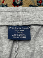 POLO RALPH LAUREN GREY COTTON LOUNGE WEAR - 34