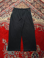 POLO RALPH LAUREN BLACK COTTON TROUSERS - 36