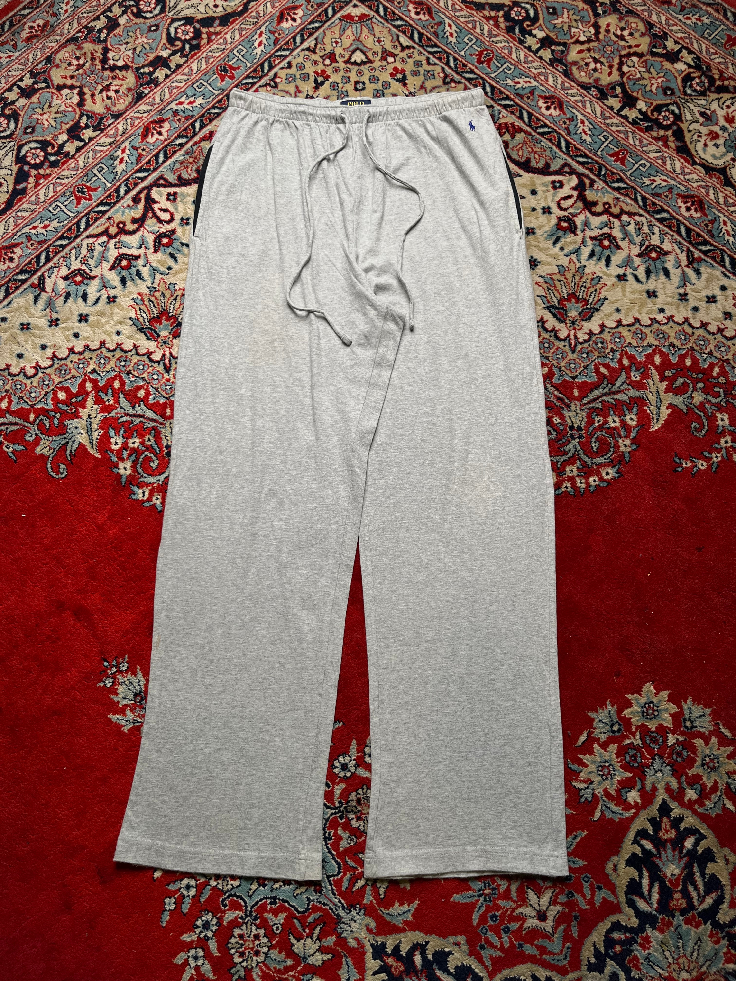 POLO RALPH LAUREN GREY COTTON SWEATPANTS - 32