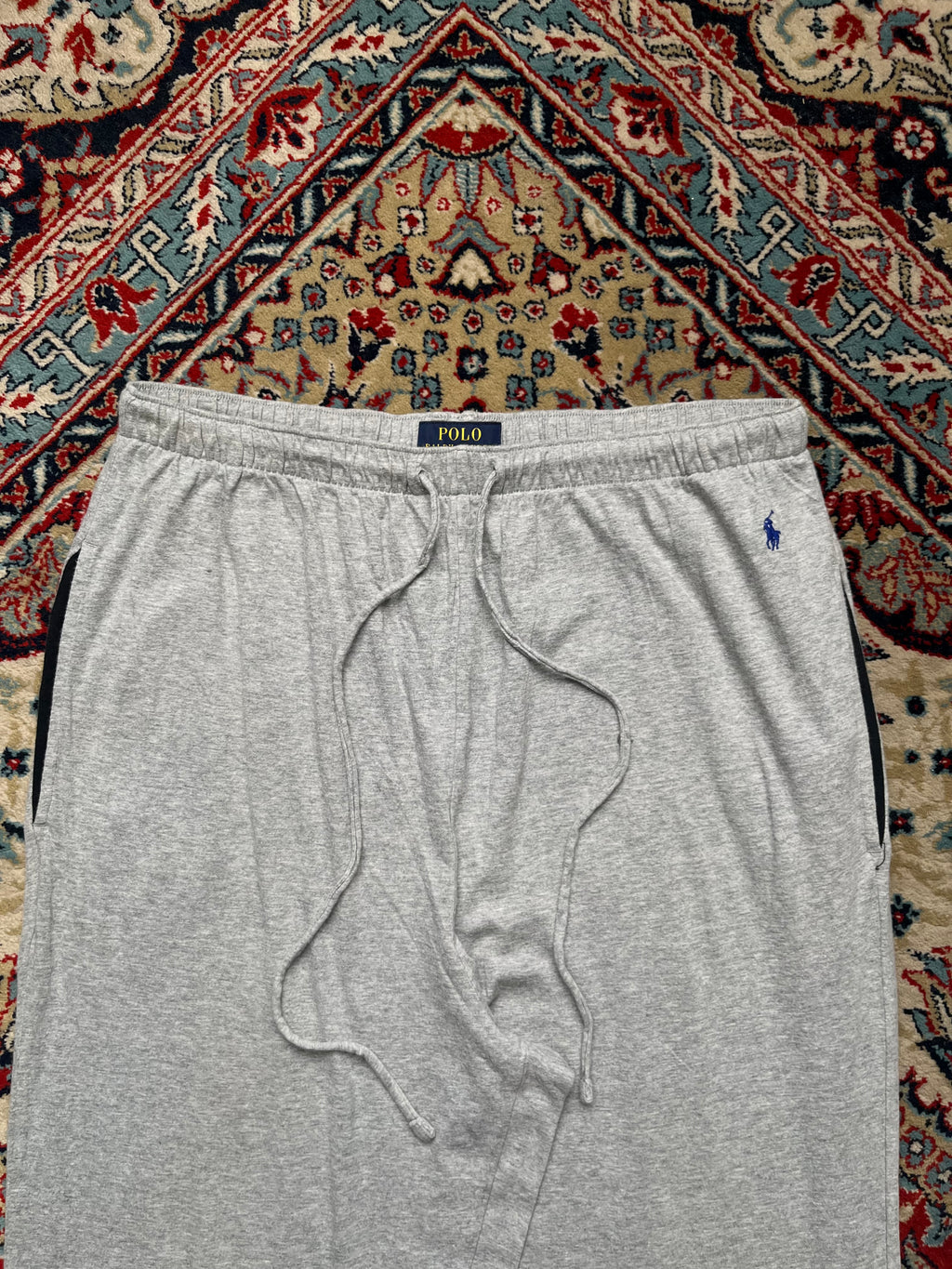 POLO RALPH LAUREN GREY COTTON SWEATPANTS - 32