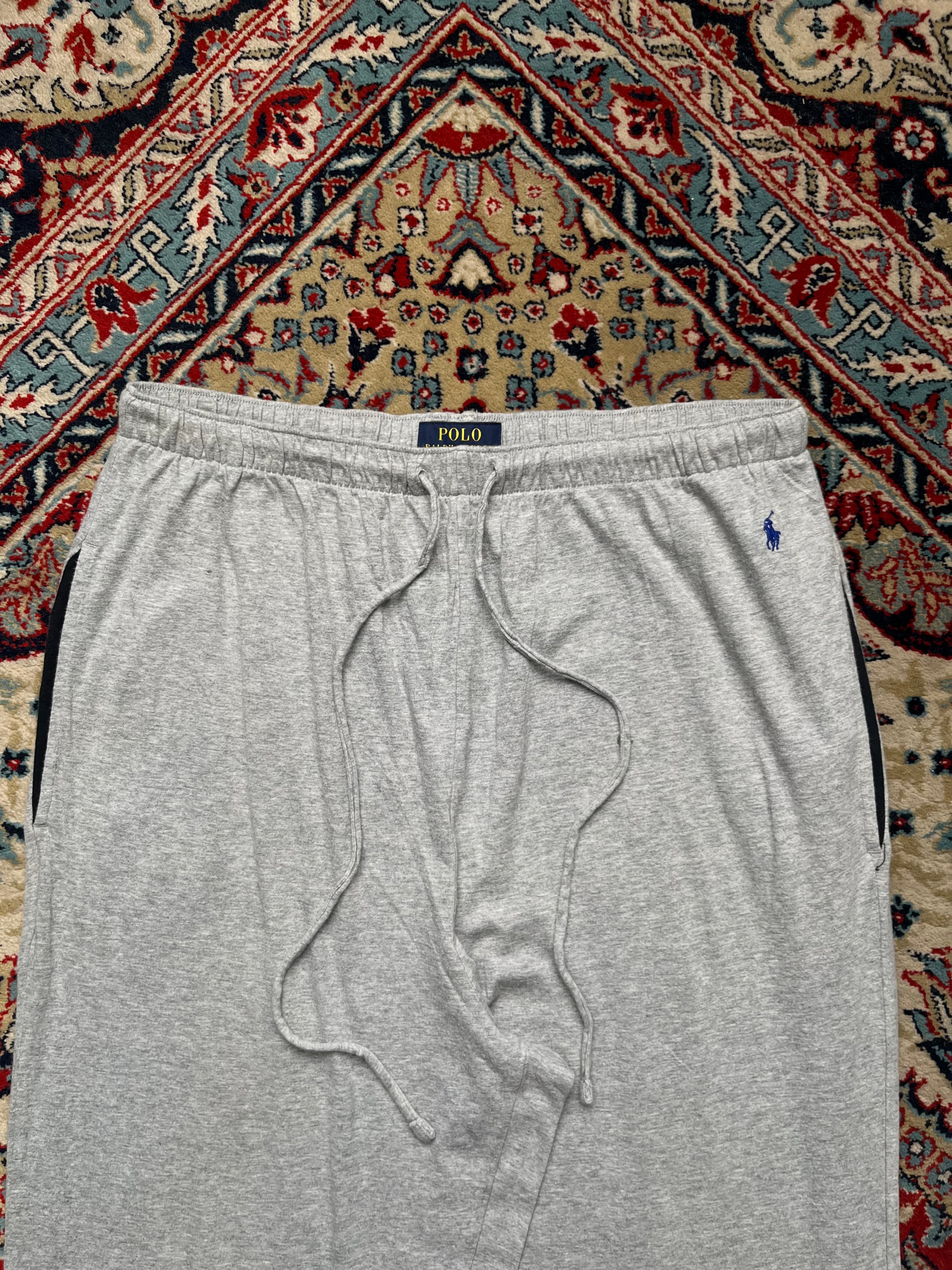 POLO RALPH LAUREN GREY COTTON SWEATPANTS - 32