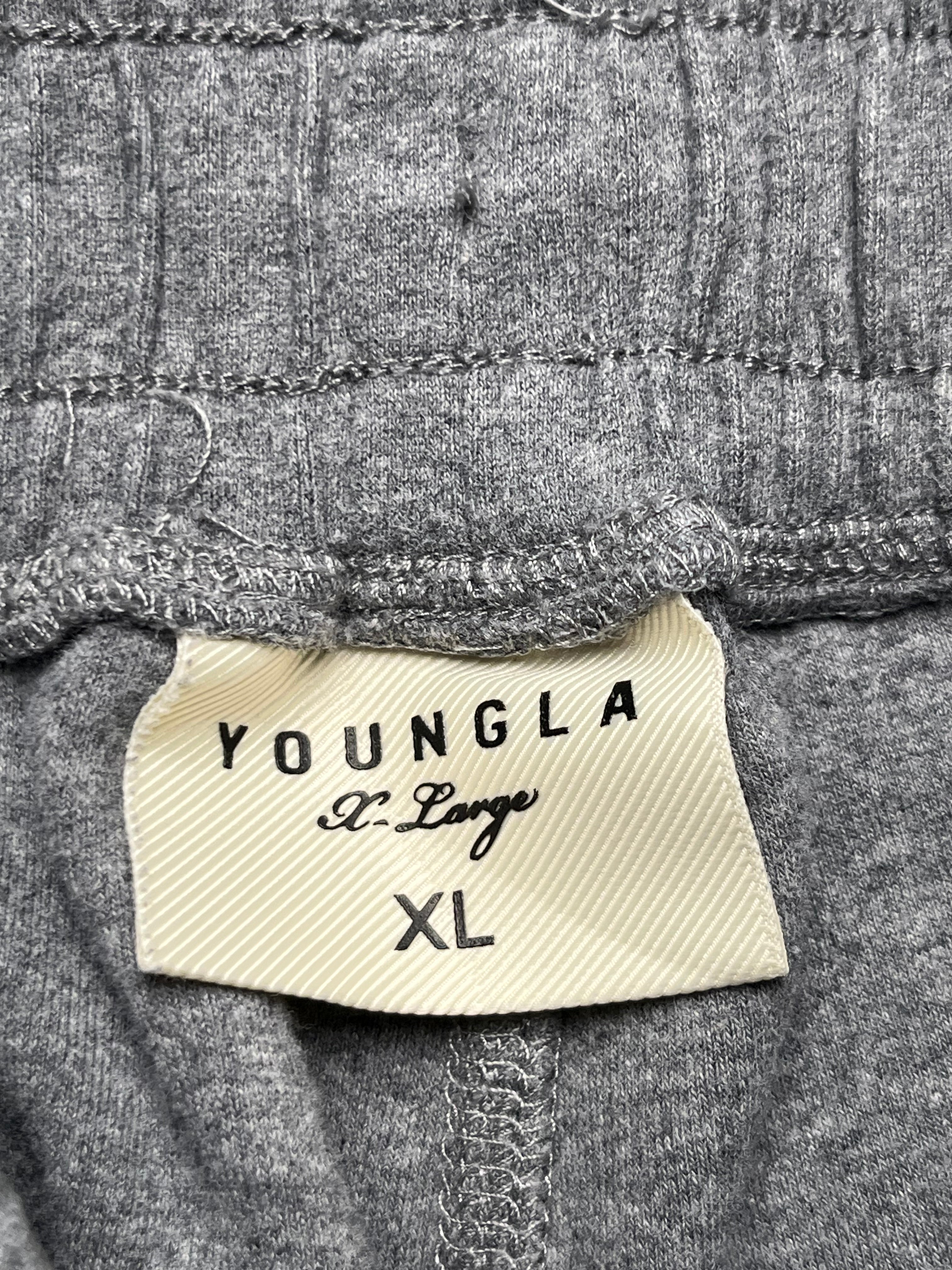 YOUNGLA GREY COTTON TROUSERS - 32