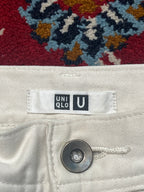 Uniqlo U Christophe Lemaire relaxed fit Off White JEANS - 26