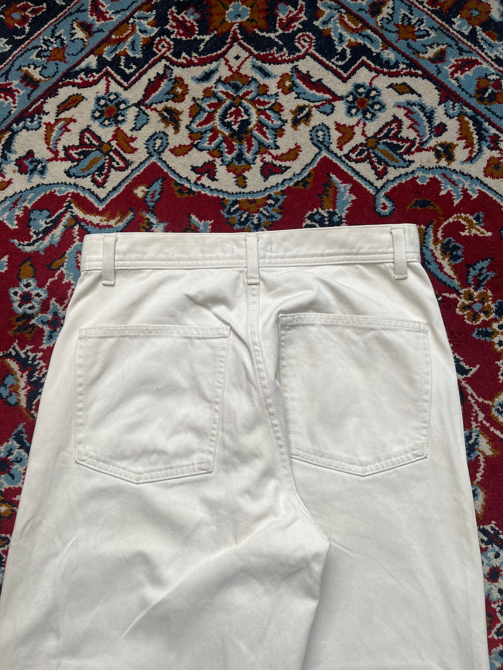 Uniqlo U Christophe Lemaire relaxed fit Off White JEANS - 26