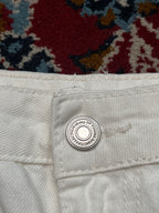 DeFacto High Waist Baggy Fit Solid White JEANS - 34