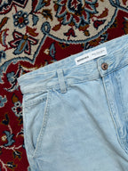 Bershka Light Washed Barrel Fit JEANS - 30