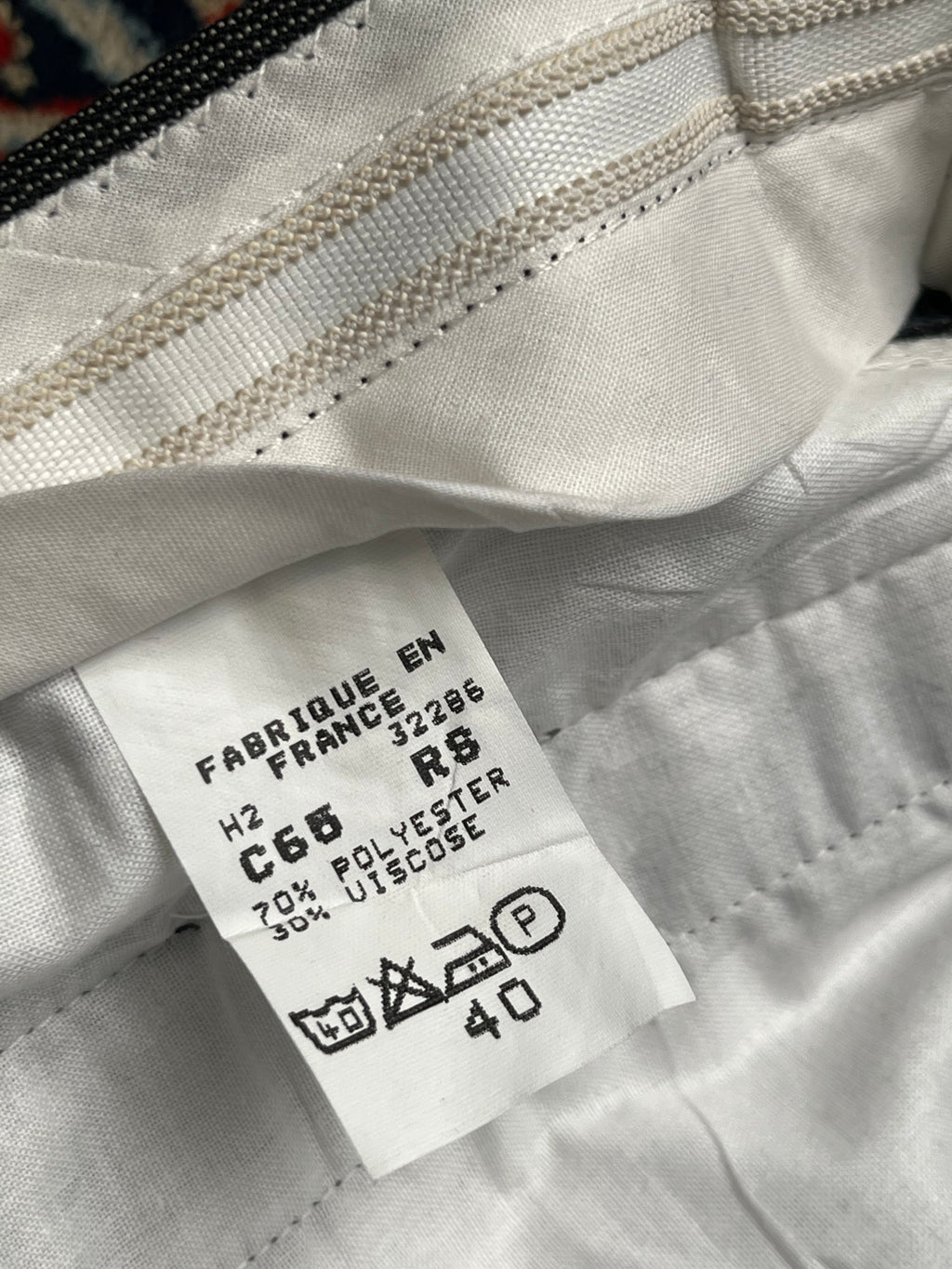 Vintage Pierre d'Arlanc France Pleated Textured Dress Pants - 30