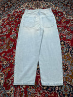 Bershka Light Washed Barrel Fit JEANS - 30