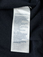 Tommy Jeans Navy Blue Cotton Crewneck Sweater - M