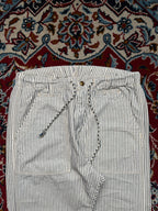 Vintage Lee Hickory Stripe Relaxed Fit Trousers - 28