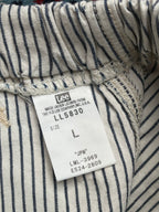 Vintage Lee Hickory Stripe Relaxed Fit Trousers - 28