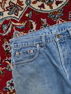 Vintage Levis 618 Orange Tab Straight Fit Light Washed JEANS - 30