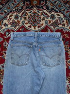 Vintage Levis 618 Orange Tab Straight Fit Light Washed JEANS - 30