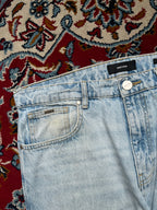 EIGHTYFIVE Baggy Fit Light Washed JEANS - 34