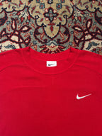 Nike Tiger Woods TW Red Knit Crewneck Golf Sweater - S