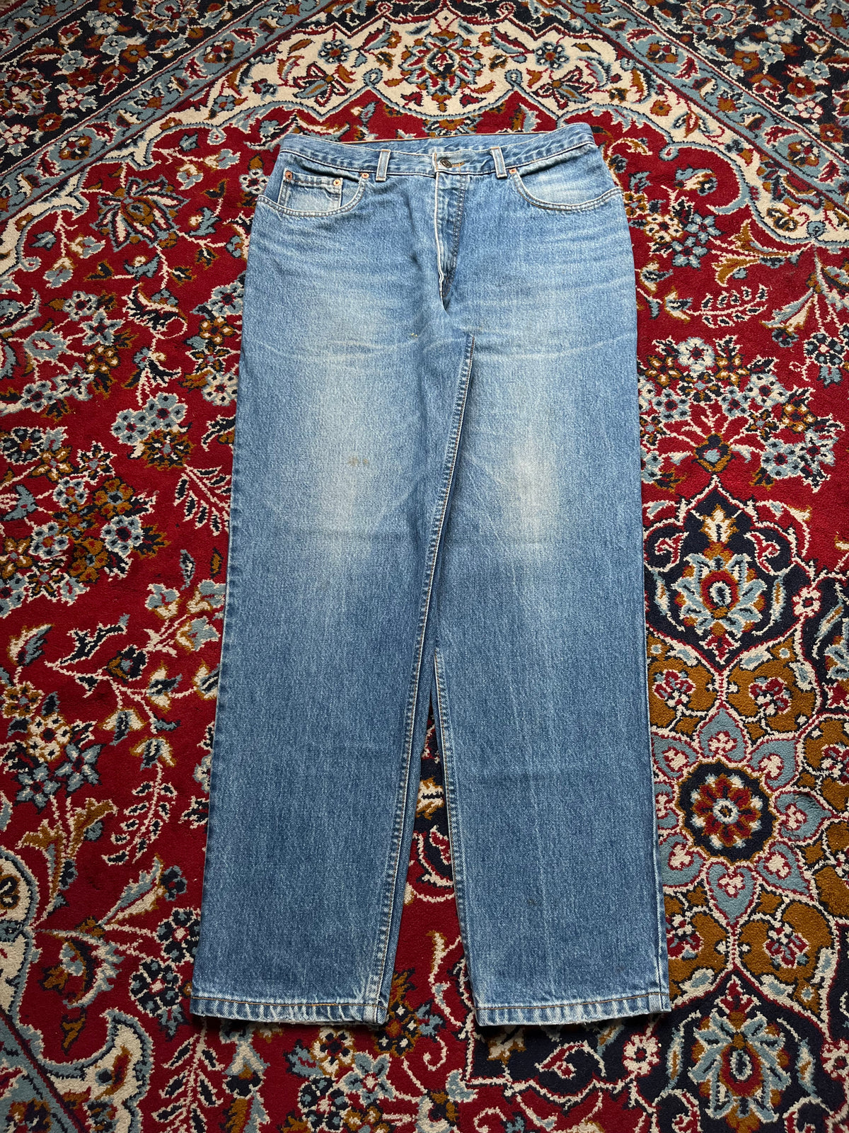 Vintage Levis 726 Orange Tab Medium Washed JEANS - 32