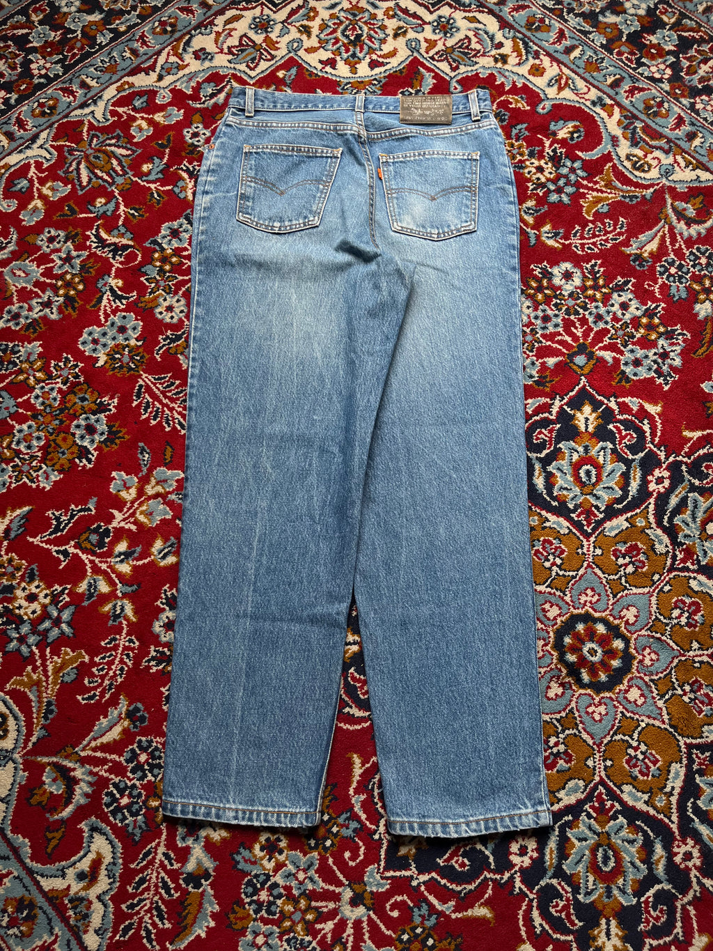Vintage Levis 726 Orange Tab Medium Washed JEANS - 32